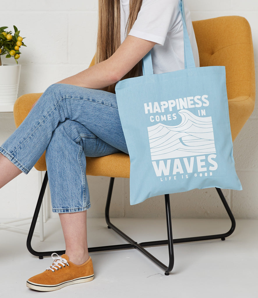 Long handled shopper tote bag