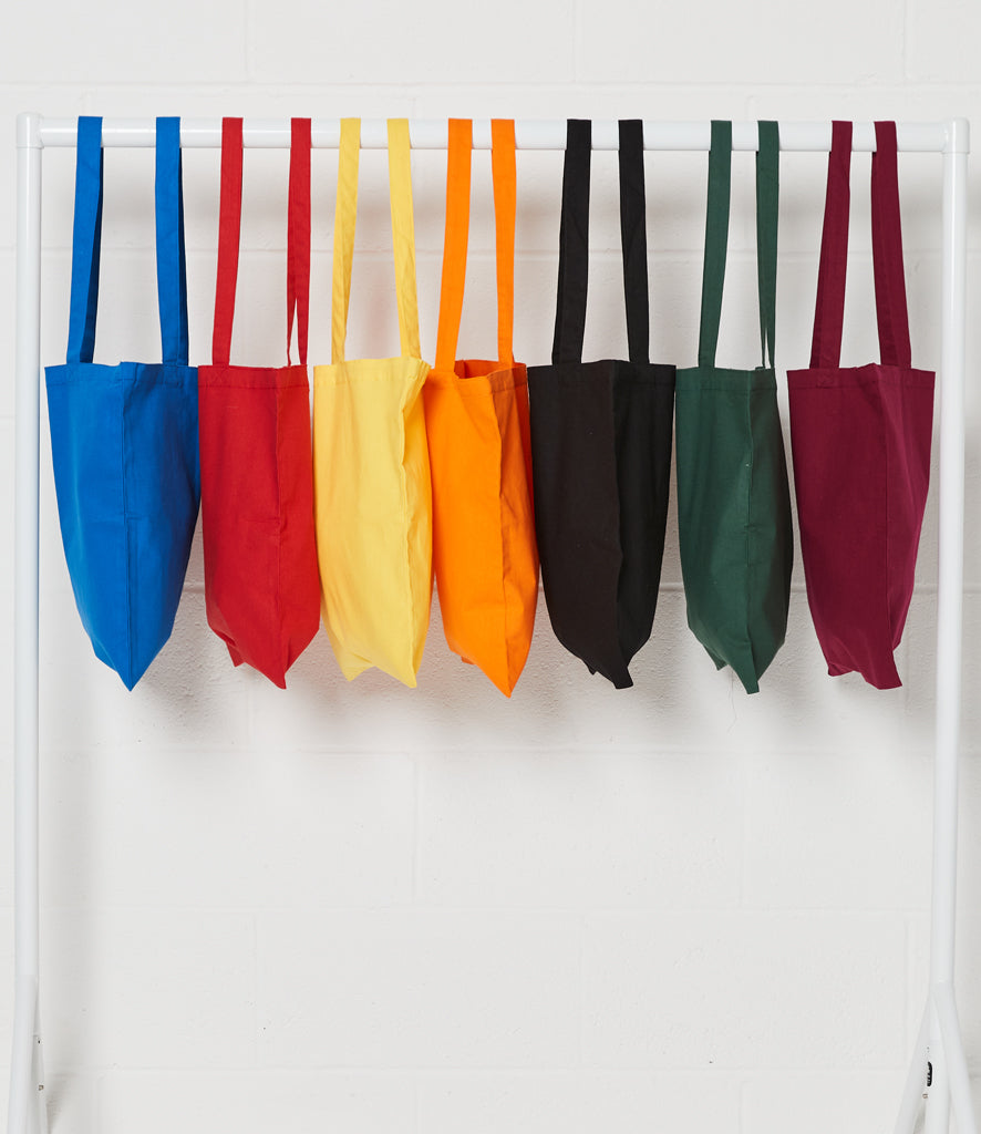 Long handled shopper tote bag