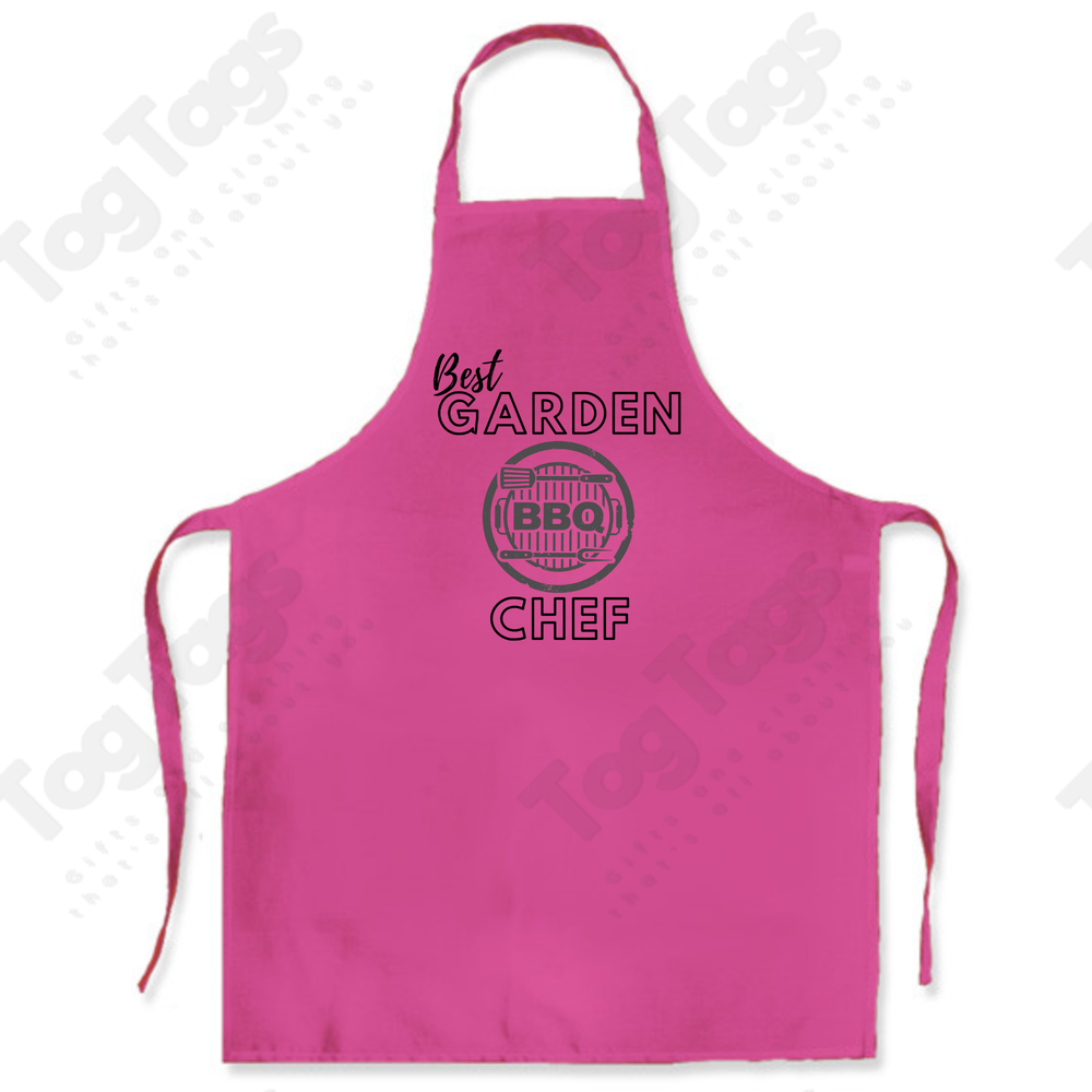 Pink Polycotton Apron Large size