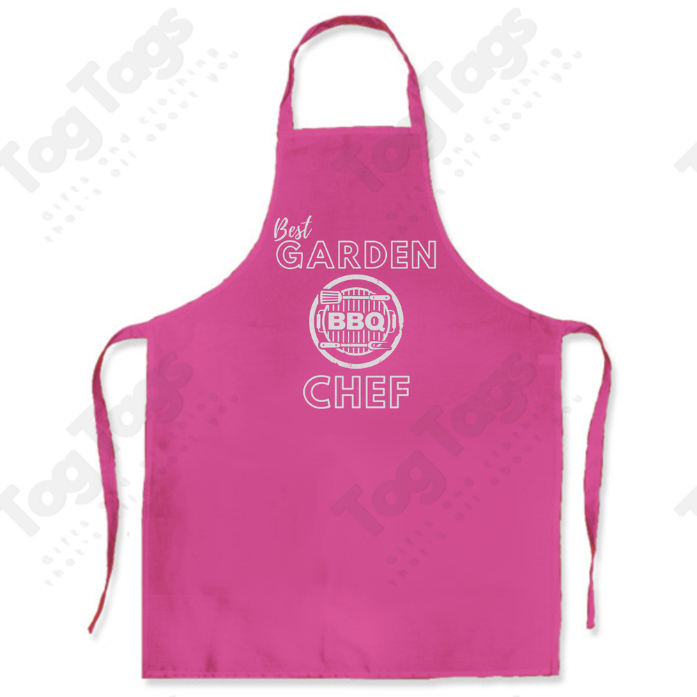 Pink Polycotton Apron Large size