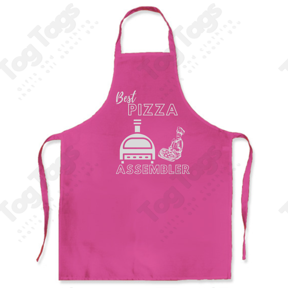 Pink Polycotton Apron Large size