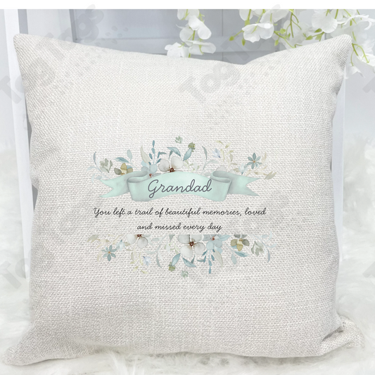 In Memory of Linen Cushion cover 40x40cm