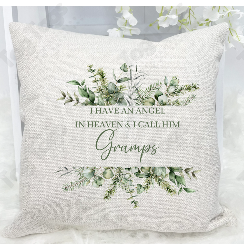 In Memory of Linen Cushion cover 40x40cm