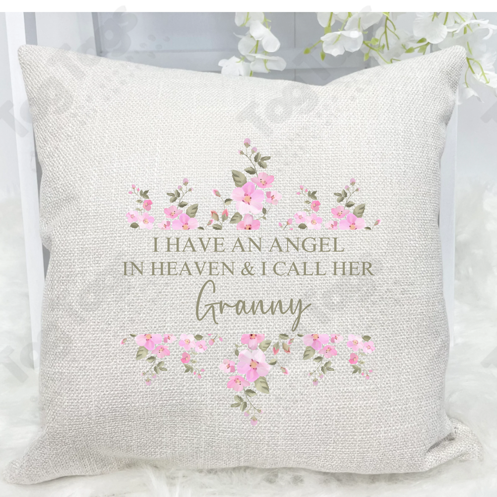 In Memory of Linen Cushion cover 40x40cm