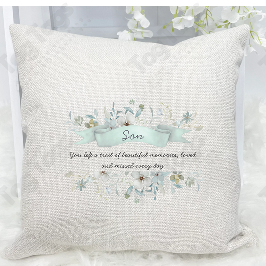 In Memory of Linen Cushion cover 40x40cm