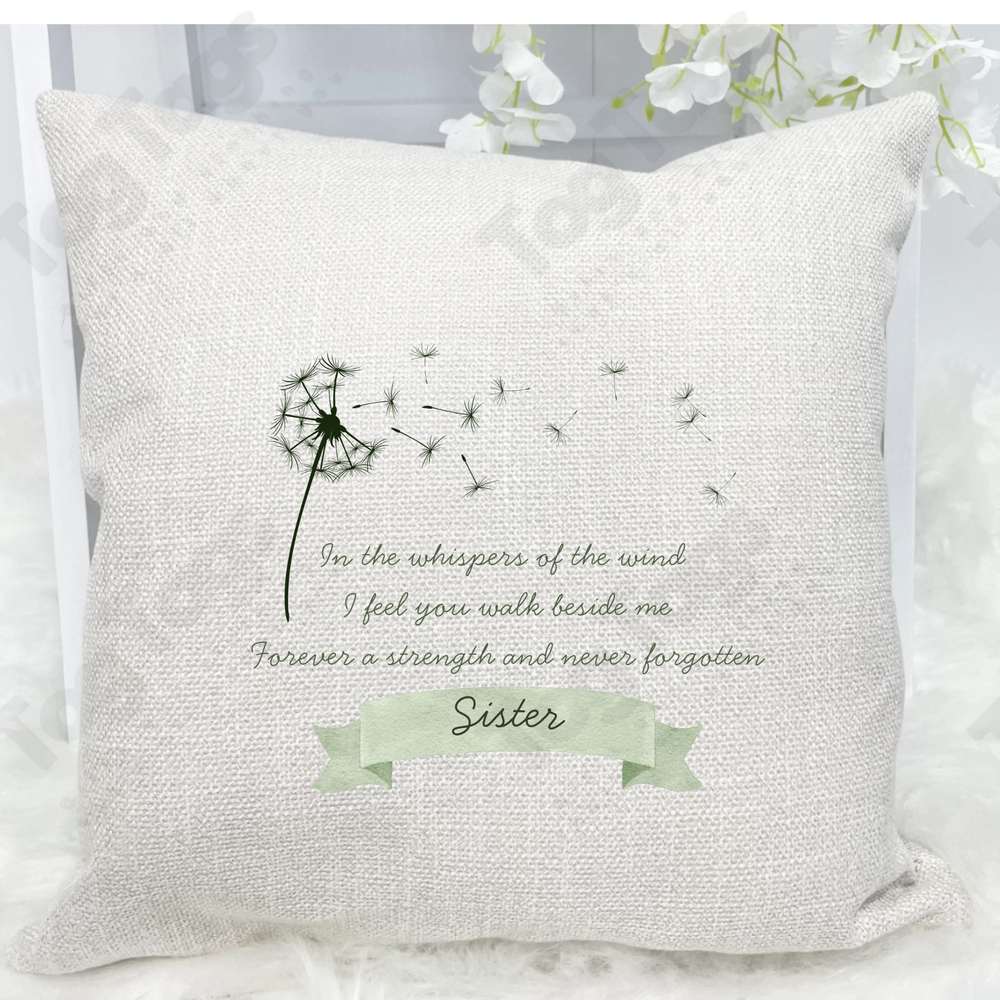 In Memory of Linen Cushion cover 40x40cm