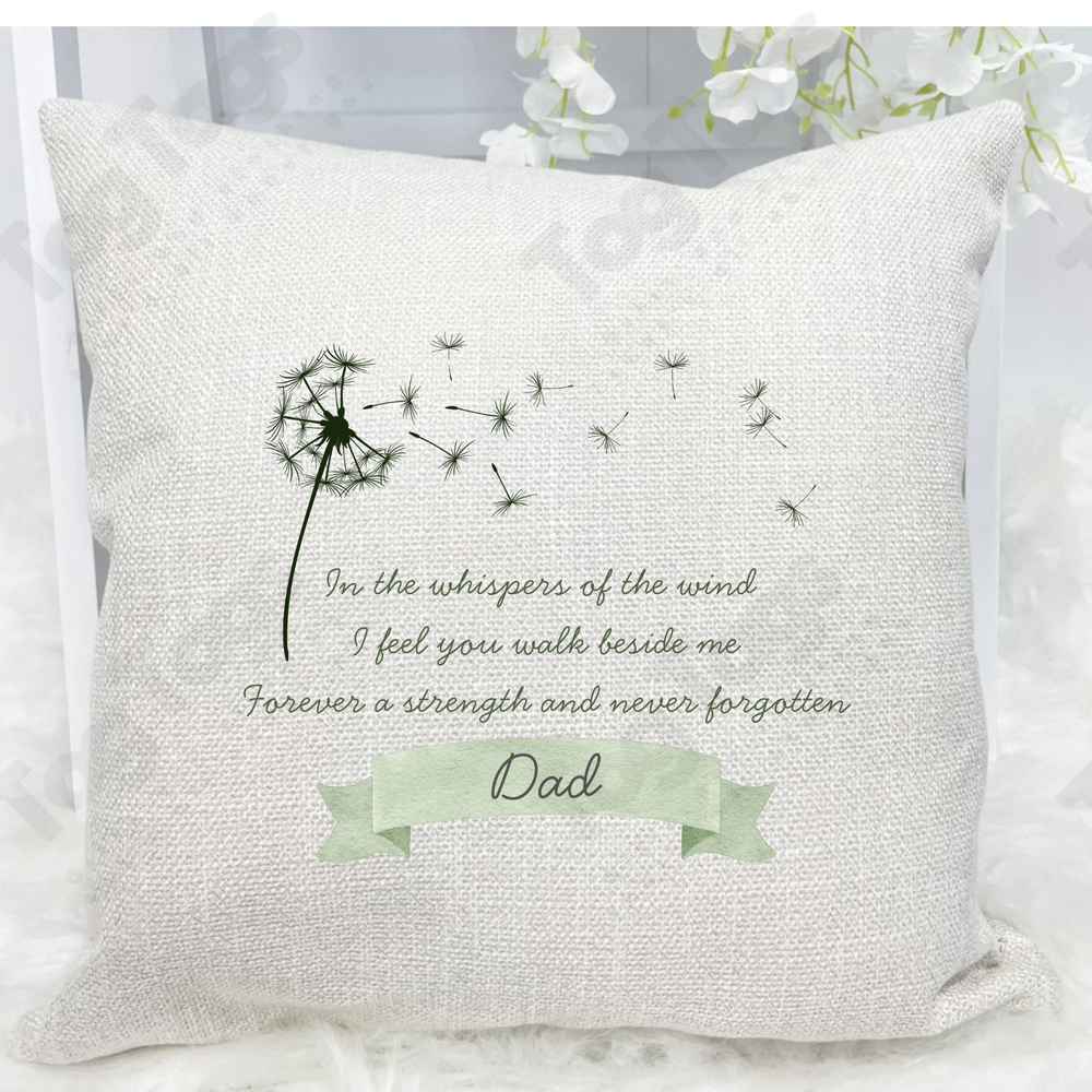 In Memory of Linen Cushion cover 40x40cm