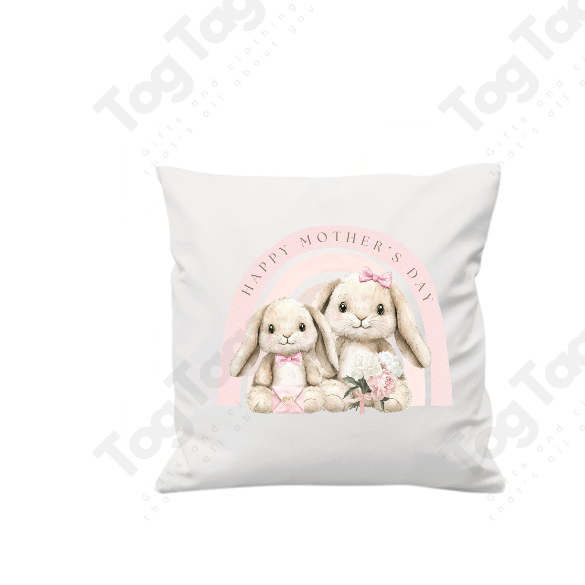 Cotton Square Cushion cover Personalised