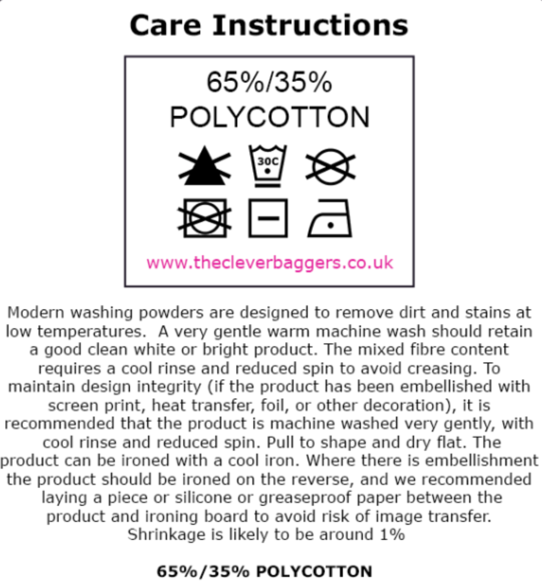 Pink Polycotton Apron Large size