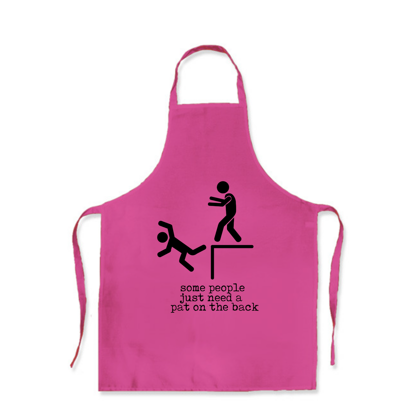 Pink Polycotton Apron Large size