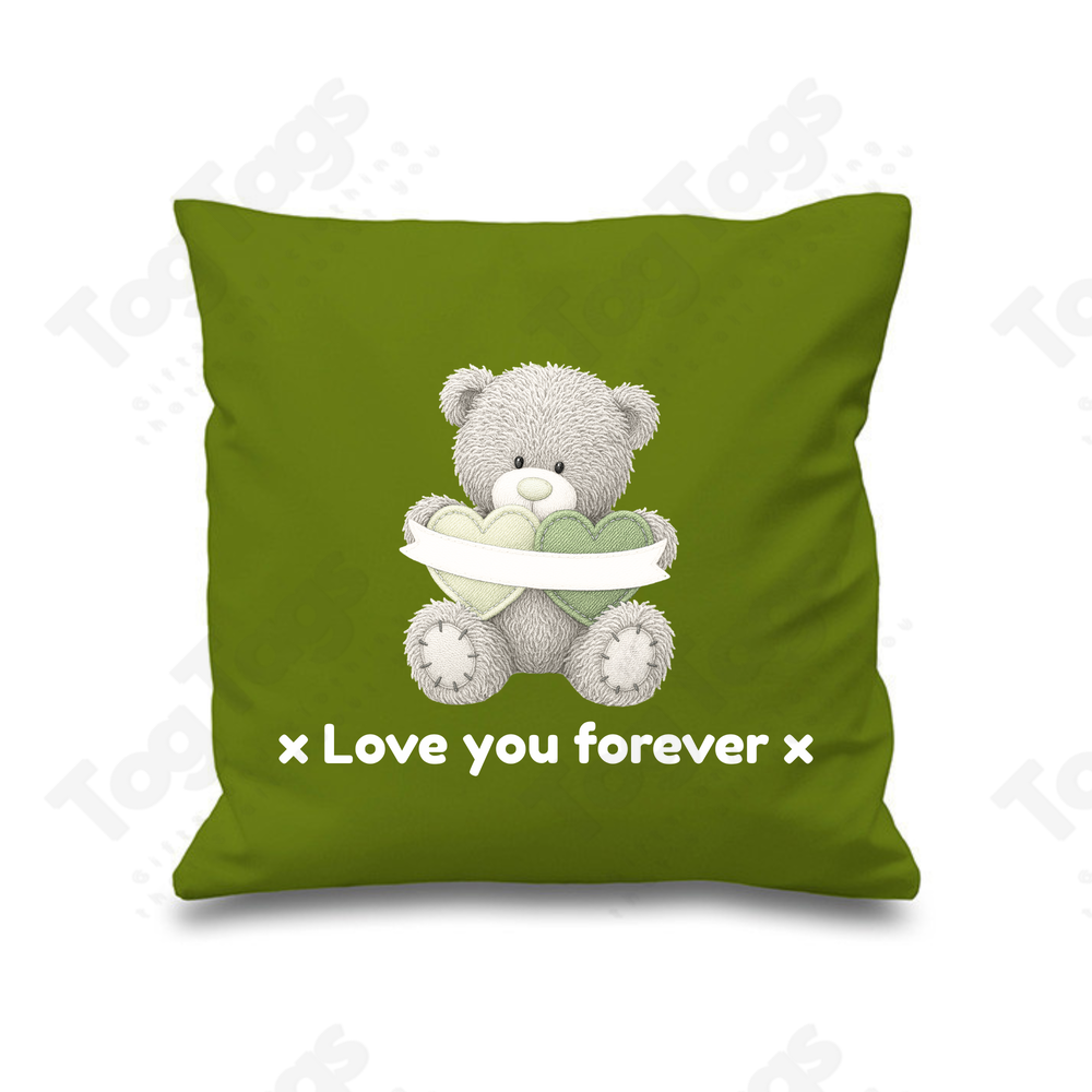 Cotton Square Cushion cover Personalised