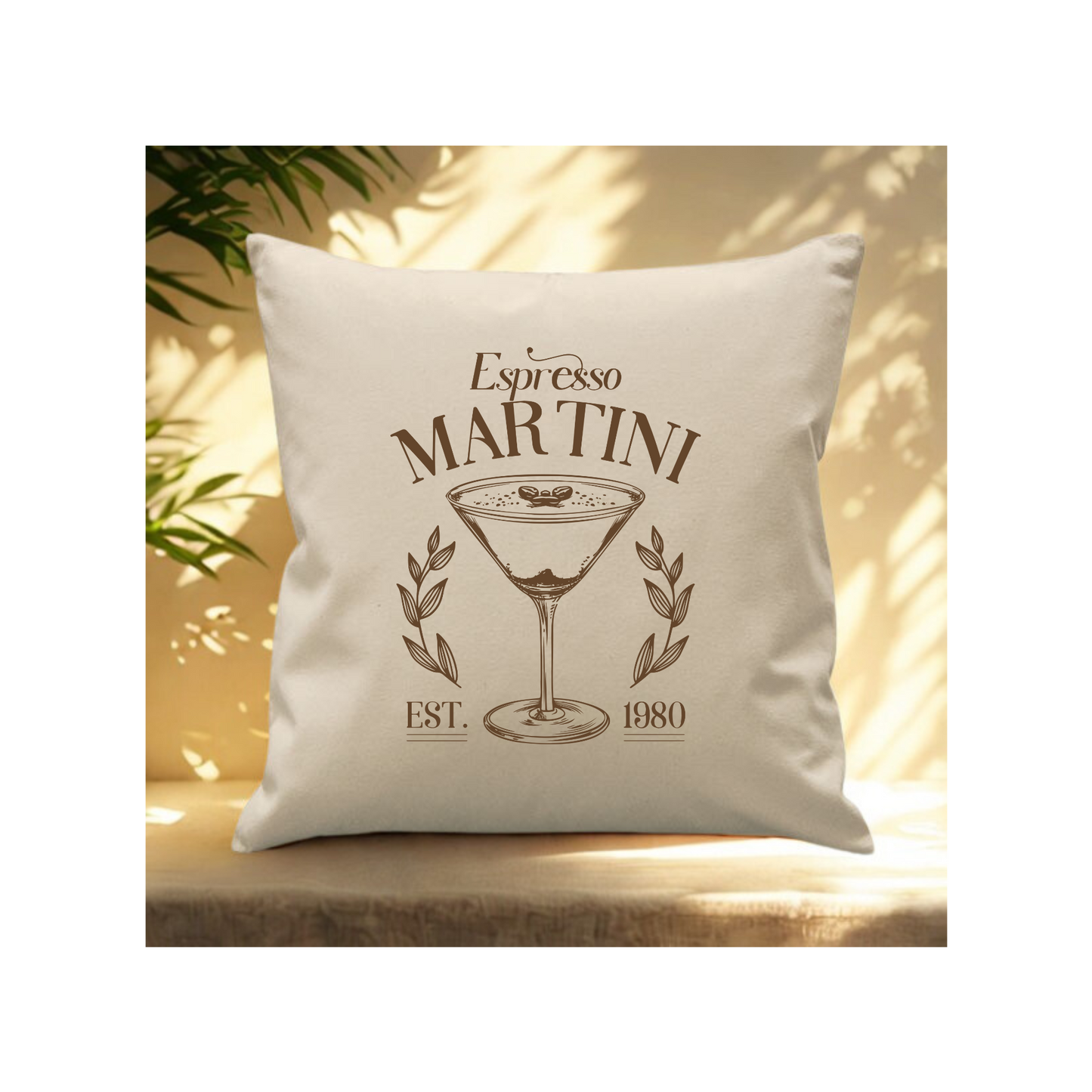 Cotton Canvas cushion Cover 45 x 45 cm with pocket