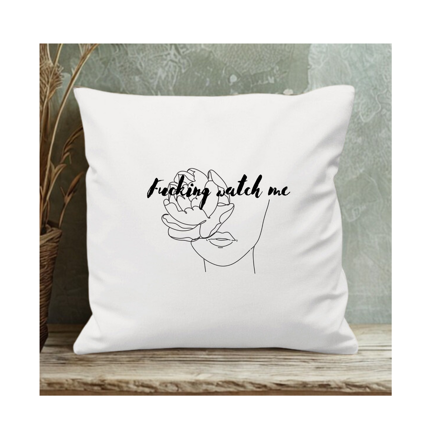 Cotton Square Cushion cover Personalised