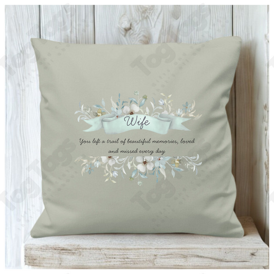 In memory of Cushion cover 41 x 41cm