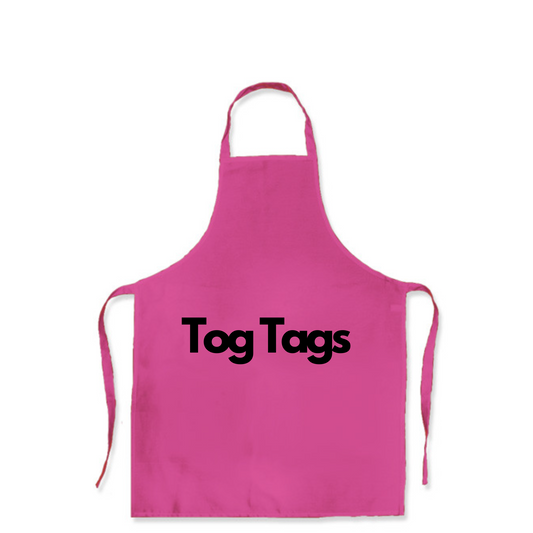 Pink Polycotton Apron Large size