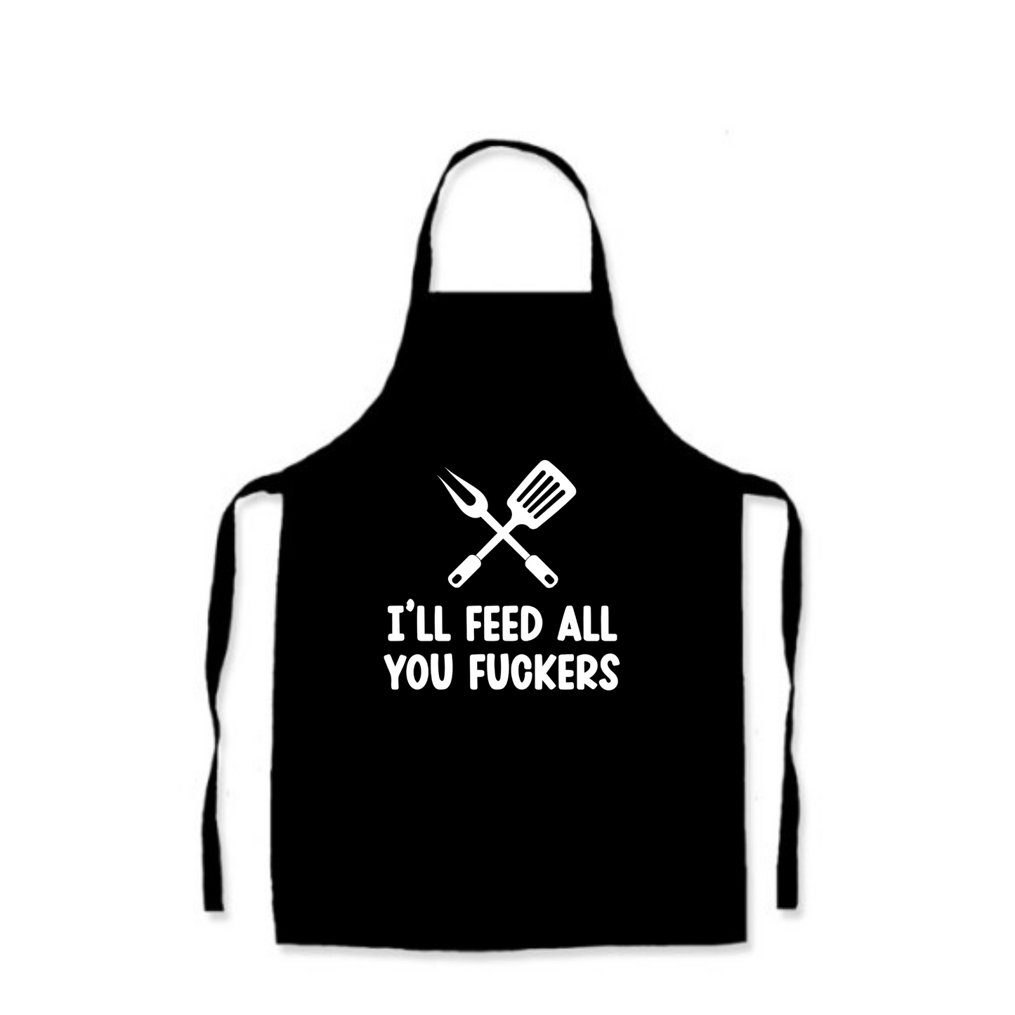 Black Polycotton Apron