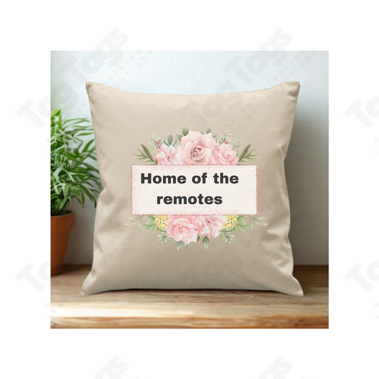 Cotton Canvas cushion Cover 45 x 45 cm with pocket